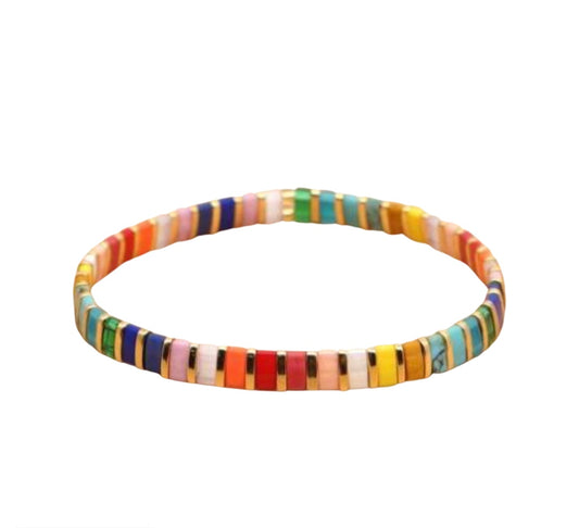 Stretchy Rainbow Bracelet